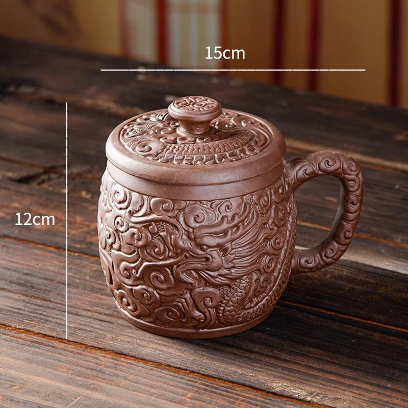 600ml Zhu Ni Large Capacity Tea Cup Household Chinese Purple Clay Tea Cup with Lid Office Water Cup Mug Drinking Utensils 600ml
600ml Zhu Ni Large Capacity Tea Cup Household Chinese Purple Clay Tea Cup with Lid Office Water Cup Mug Drinking Utensils 600ml