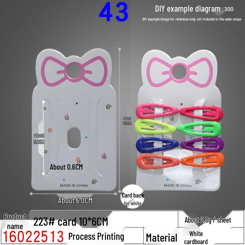 Color Printed Self-Adhesive Kraft Paper Jewelry & Hair Accessories Hang Tags Jewelry Card
Color Printed Self-Adhesive Kraft Paper Jewelry & Hair Accessories Hang Tags Jewelry Card