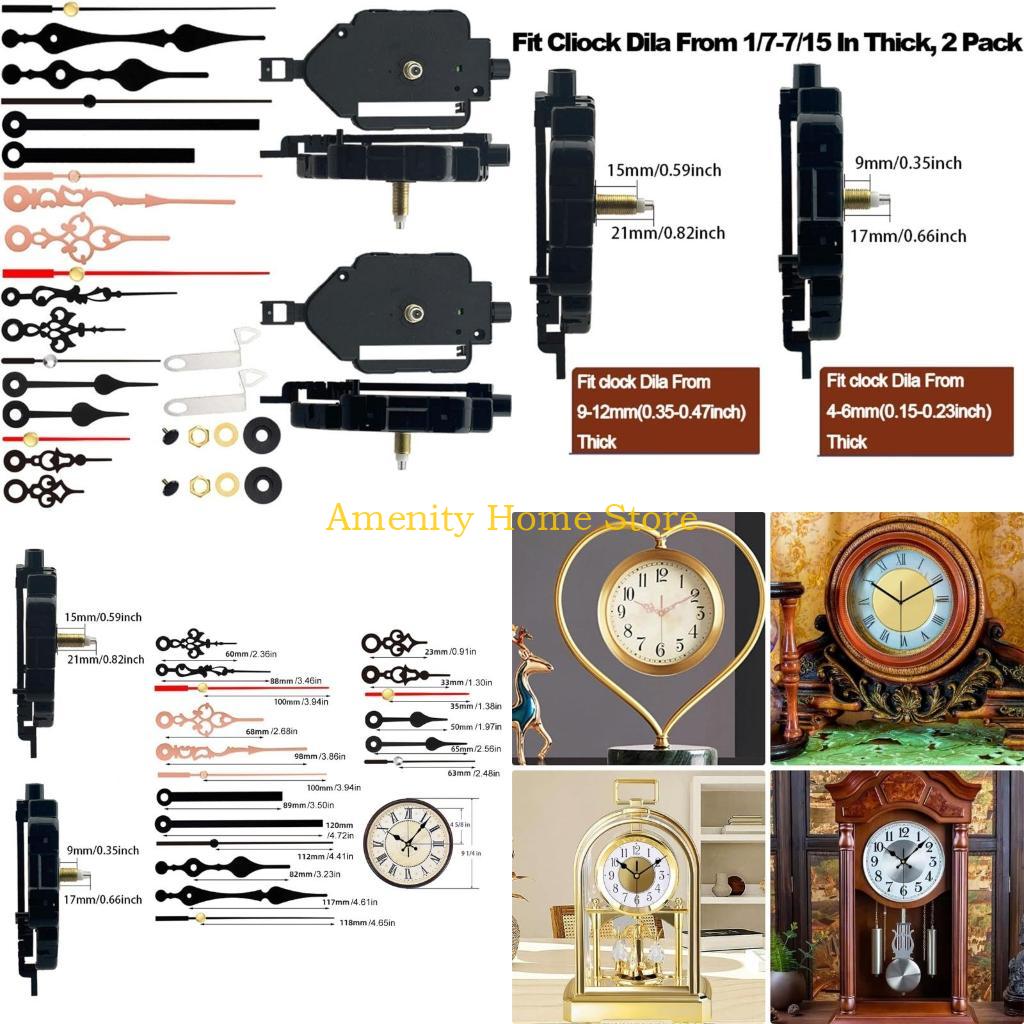 F26C Pendulum Clock Movement Mechanism with Hands Set DIY Quartzs Movement Kits for Crafting Clock Replacement Accessories CN
F26C Pendulum Clock Movement Mechanism with Hands Set DIY Quartzs Movement Kits for Crafting Clock Replacement Accessories CN