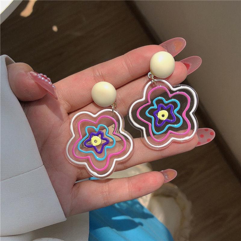 Серьги из цветного акрила ~ Милые и универсальные серьги контрастных цветов в корейском стиле flower earrings
Серьги из цветного акрила ~ Милые и универсальные серьги контрастных цветов в корейском стиле flower earrings