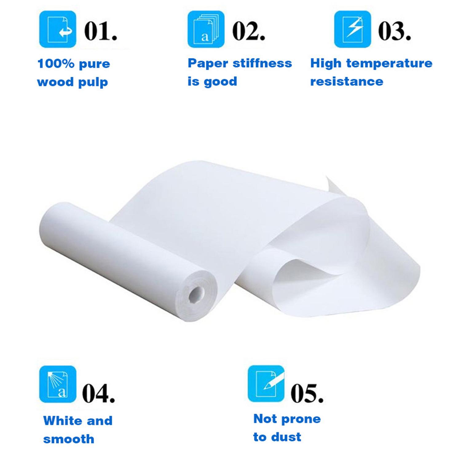 1 Roll 210 x 30mm A4 Mini Printer Thermal Paper Scratch Resistant Smooth Surface Printing Paper As Shown A
1 Roll 210 x 30mm A4 Mini Printer Thermal Paper Scratch Resistant Smooth Surface Printing Paper As Shown A