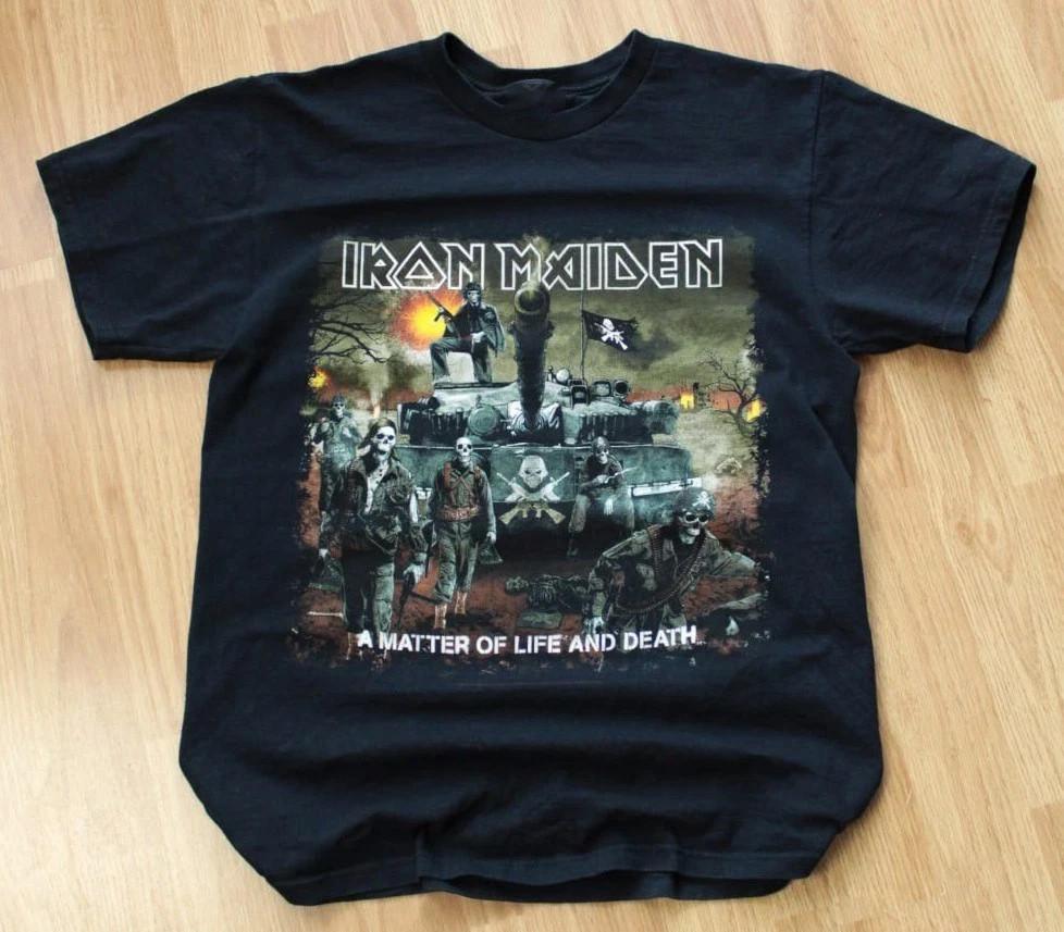 Iron Maiden 2006 Альбом A Matter of Life and Death Футболка Розмір S-5XL Унісекс Футболка M
Iron Maiden 2006 Альбом A Matter of Life and Death Футболка Розмір S-5XL Унісекс Футболка M