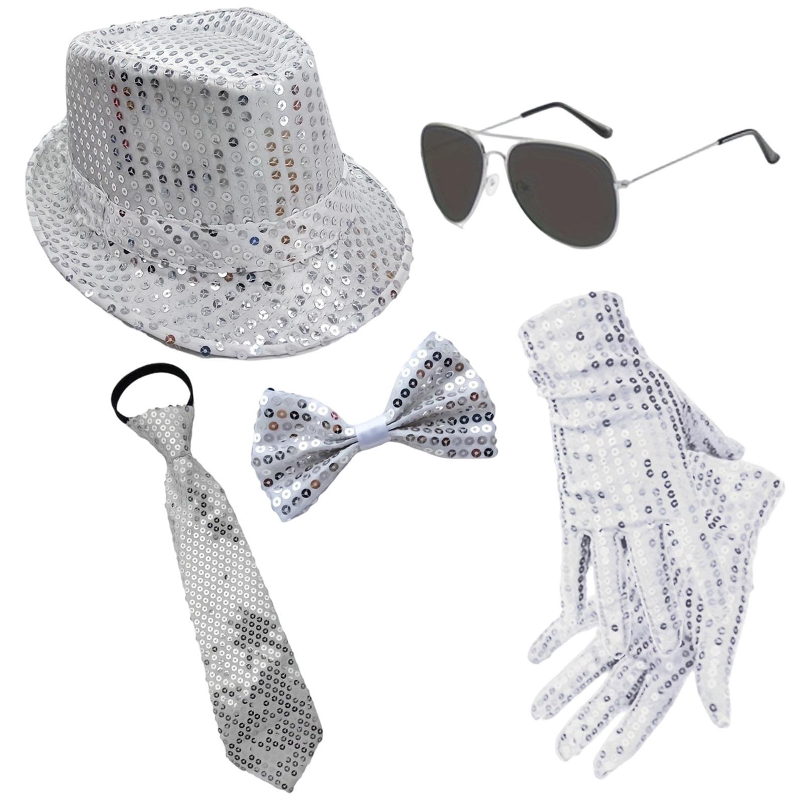 Performance Props: Sequined Hat, Tie, Gloves, Suspenders, Men s Suit One Size срібний
Performance Props: Sequined Hat, Tie, Gloves, Suspenders, Men s Suit One Size срібний