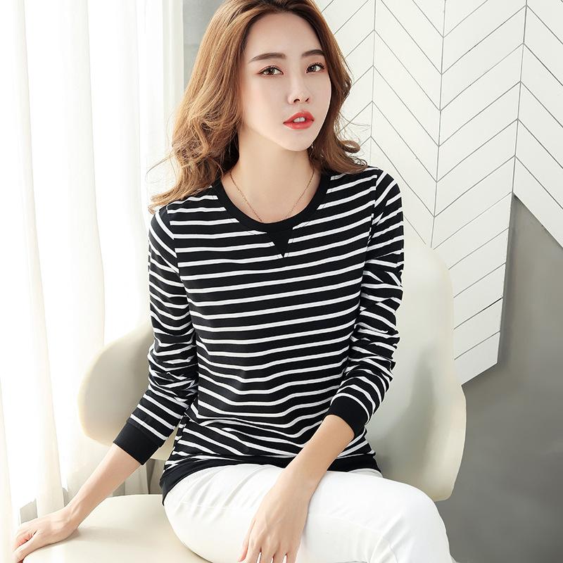Летняя Новая Женская Футболка Женская Свободная Полосатая с Круглым Вырезом Хлопковая Женская Футболка Топ с Длинным Рукавом M
Летняя Новая Женская Футболка Женская Свободная Полосатая с Круглым Вырезом Хлопковая Женская Футболка Топ с Длинным Рукавом M