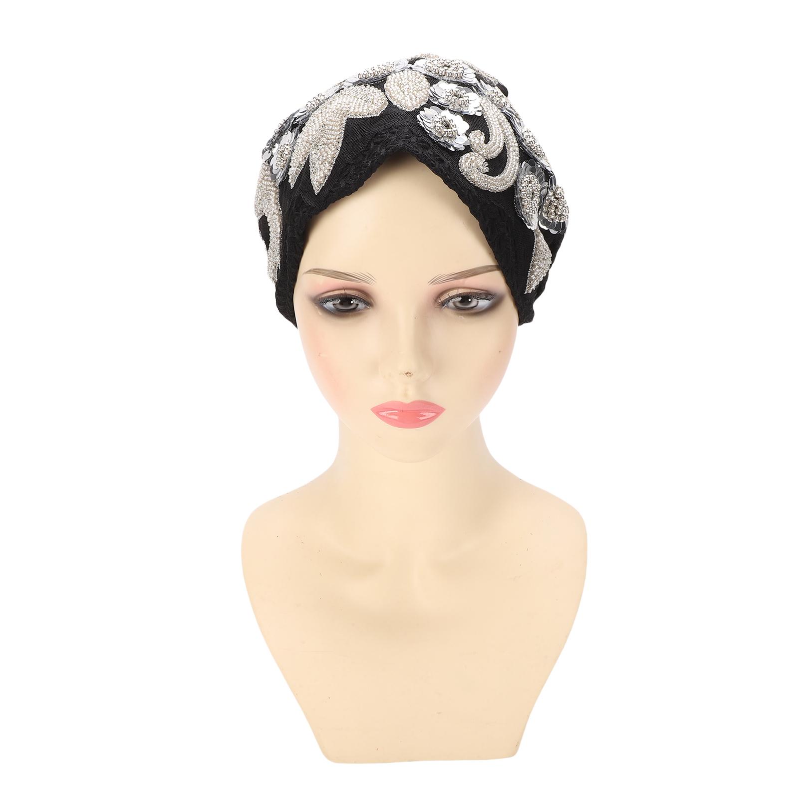 Женский платок-шапка Стильный кружевной платок с бисером Обертывание для повседневной жизни Фестивальное украшение
Женский платок-шапка Стильный кружевной платок с бисером Обертывание для повседневной жизни Фестивальное украшение