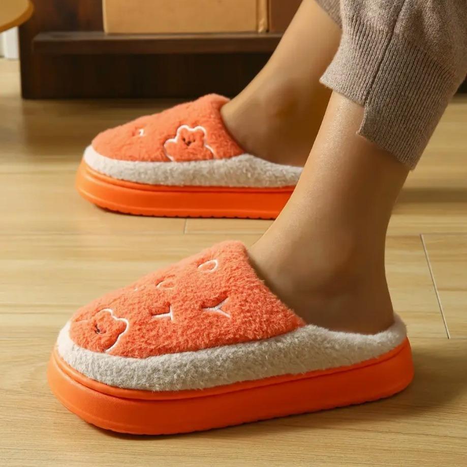 Новые милые тапочки-медведи женские теплые домашние нескользящие удобные плюшевые хлопковые тапочки с толстой подошвой оранжевый
Новые милые тапочки-медведи женские теплые домашние нескользящие удобные плюшевые хлопковые тапочки с толстой подошвой оранжевый