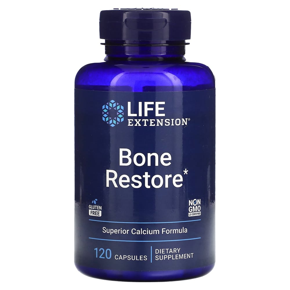 Life Extension Bone Restore V2 Capsules, 120 Count
Life Extension Bone Restore V2 Capsules, 120 Count