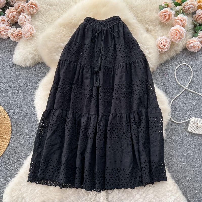 Вязаное крючком платье феи в отпускном стиле с завышенной талией и кружевом Black All yards
Вязаное крючком платье феи в отпускном стиле с завышенной талией и кружевом Black All yards