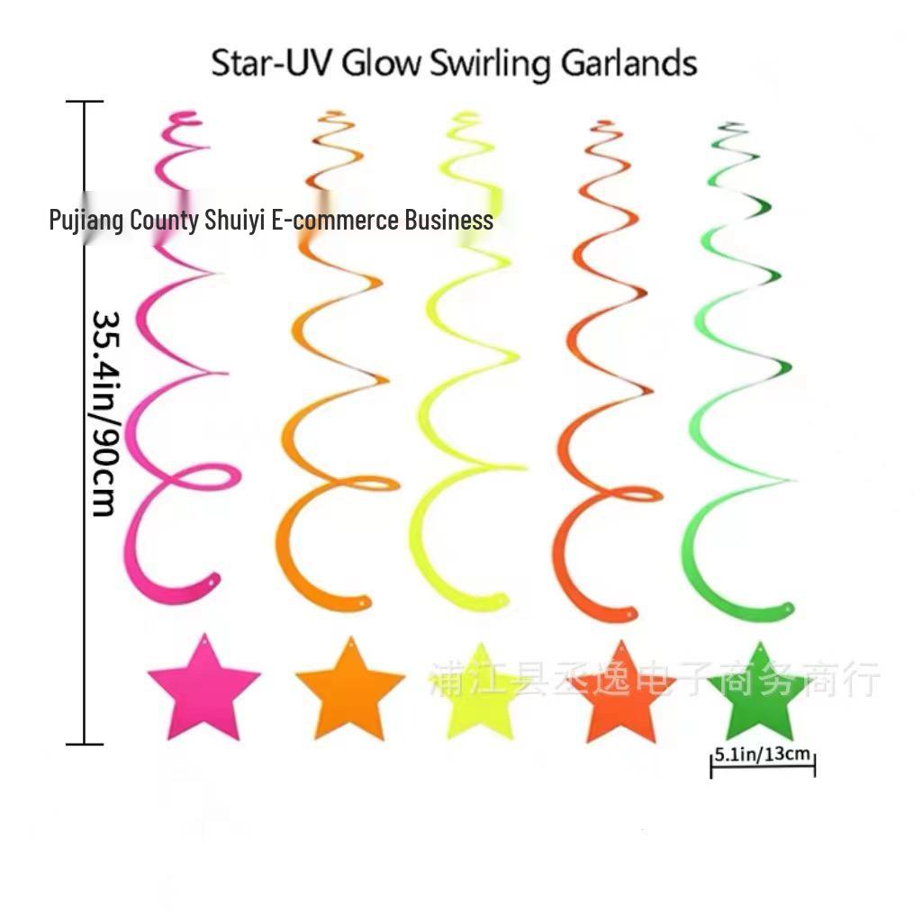 Флуоресцентный бумажный баннер «С Днем рождения» с флажками в виде пятиконечных звезд для украшения вечеринки
Флуоресцентный бумажный баннер «С Днем рождения» с флажками в виде пятиконечных звезд для украшения вечеринки