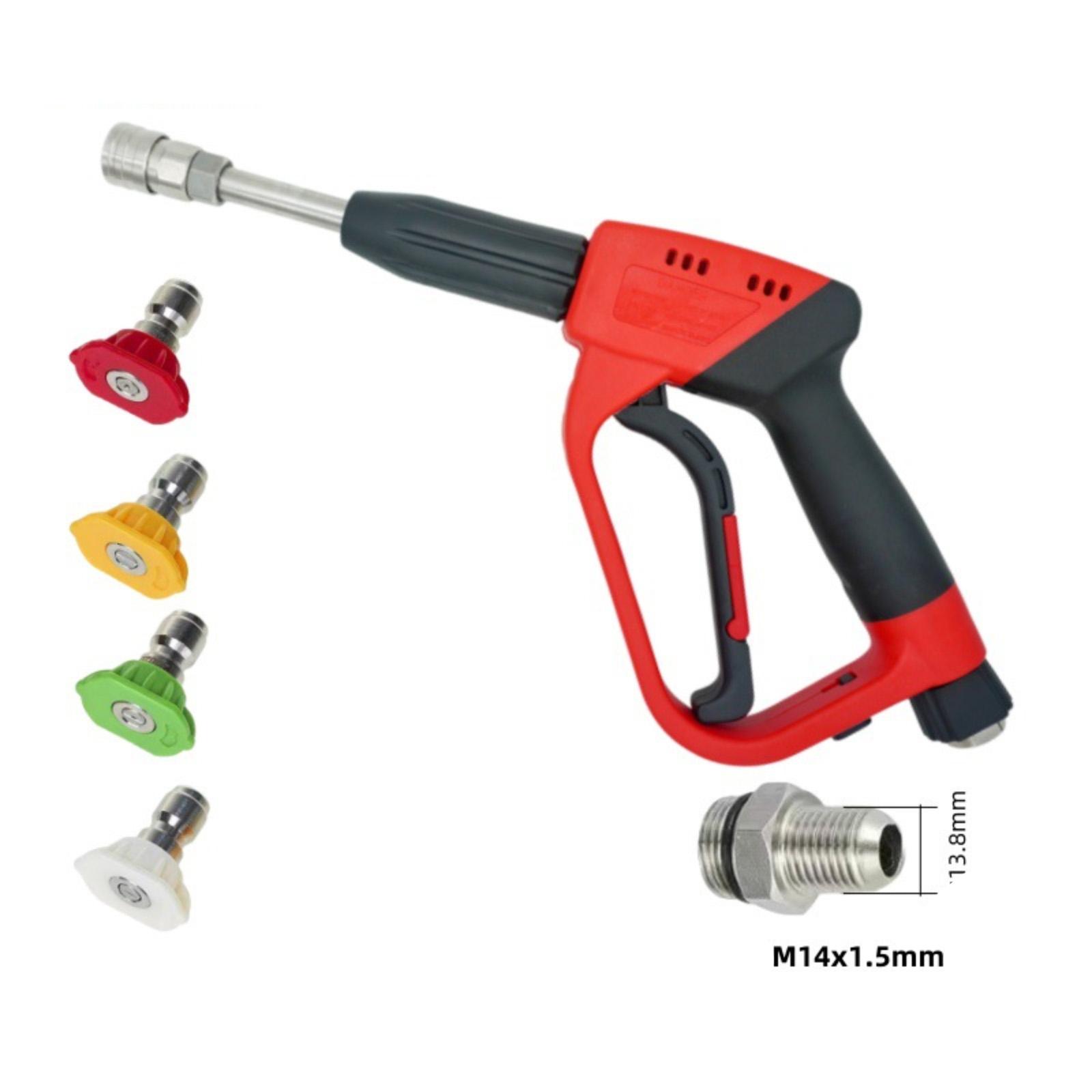 High Pressure Water Spray Gun with Extended Handle and Multiple Quick Connect Nozzles for Home Garden Cleaning Car Washing and Outdoor Applications One Size
High Pressure Water Spray Gun with Extended Handle and Multiple Quick Connect Nozzles for Home Garden Cleaning Car Washing and Outdoor Applications One Size