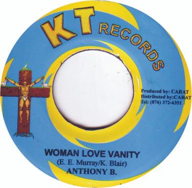 7inch Record ANTHONY B - Woman Love Vanity NONE KT Records 2004 Jamaica Reggae, Ska & Dub Used
7inch Record ANTHONY B - Woman Love Vanity NONE KT Records 2004 Jamaica Reggae, Ska & Dub Used