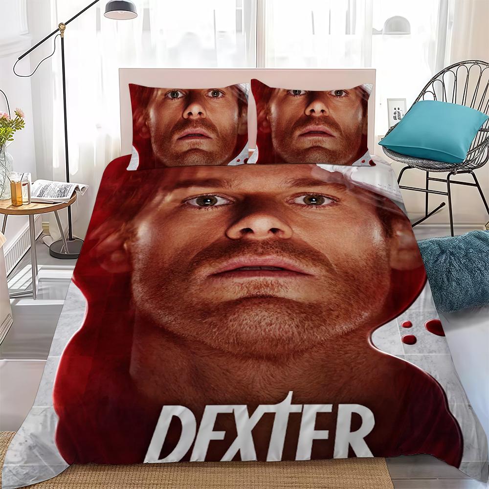 D-Dexter Morgan Duvet Cover Set Home Style Bedding Soft Laundry Cotton Bed 3 Piece Set Student Dormitory Gift 135x200cm
D-Dexter Morgan Duvet Cover Set Home Style Bedding Soft Laundry Cotton Bed 3 Piece Set Student Dormitory Gift 135x200cm