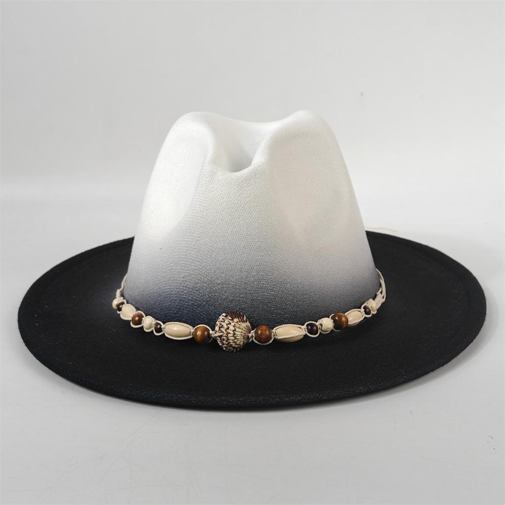 Gradient Color Fedora Wide Brim Felt Panama Hat with Belt Fedora Hat Men and Women for Painted Party Jazz Felt Hat Wholesale 56-58cm
Gradient Color Fedora Wide Brim Felt Panama Hat with Belt Fedora Hat Men and Women for Painted Party Jazz Felt Hat Wholesale 56-58cm