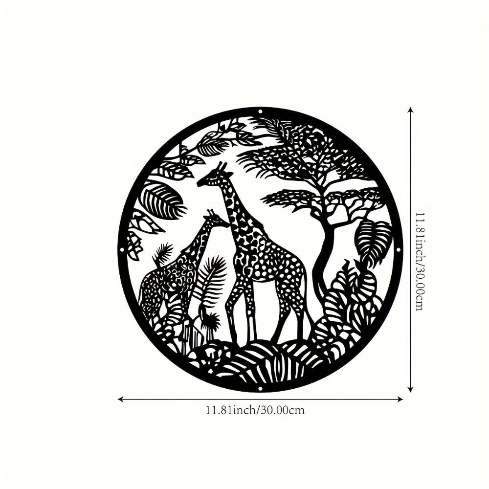 Metal Giraffe Outdoor Wall Art, Iron Garden Sculpture for Patio Fence Decoration, 11.81 Inch Home Decor Indoor Balcony 12in
Metal Giraffe Outdoor Wall Art, Iron Garden Sculpture for Patio Fence Decoration, 11.81 Inch Home Decor Indoor Balcony 12in