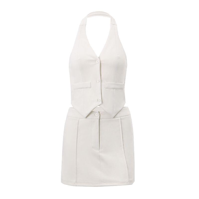 French Style Retro Collar Sleeveless Breasted Cardigan Vest Vest Women s Spring & Fall Hip Skirt Sexy Suit Natasha Apricot L
French Style Retro Collar Sleeveless Breasted Cardigan Vest Vest Women s Spring & Fall Hip Skirt Sexy Suit Natasha Apricot L