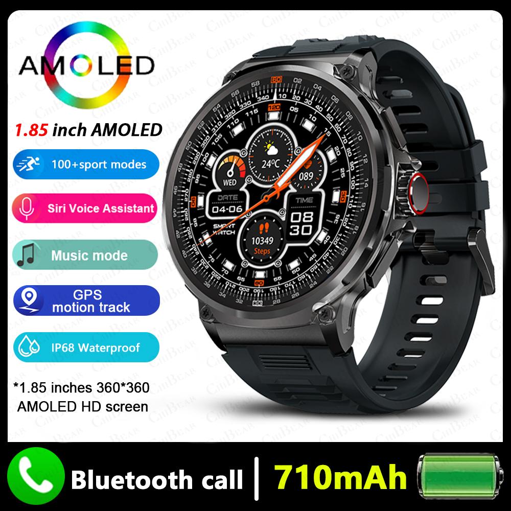 New 1.85-inch HD SmartWatch Men 710mAh Heart Rate Monitoring IP67 Water Resistance Remote Po Capture Smart Watch Men 710mAh Battery
New 1.85-inch HD SmartWatch Men 710mAh Heart Rate Monitoring IP67 Water Resistance Remote Po Capture Smart Watch Men 710mAh Battery