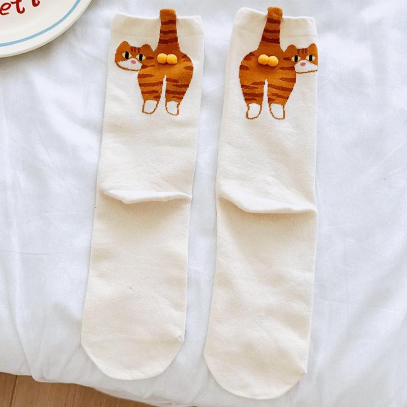 Cartoon Cute Cat Socks Creative Casual 3D Cotton Mid Sock Weat AntiOdor Breathable Soft Sock Ankle Foot Cover Kawaii Funny Socks One Size бежевый
Cartoon Cute Cat Socks Creative Casual 3D Cotton Mid Sock Weat AntiOdor Breathable Soft Sock Ankle Foot Cover Kawaii Funny Socks One Size бежевый
