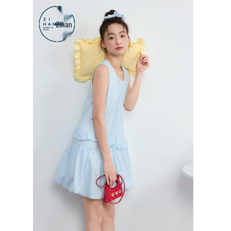 ZIHAN Women s Tencel Cotton Feel Sleeveless Ruffle Pleated Dress L
ZIHAN Women s Tencel Cotton Feel Sleeveless Ruffle Pleated Dress L