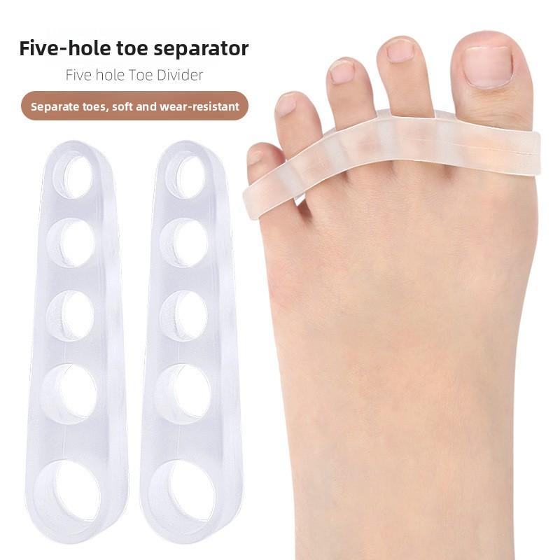 Five-hole Chain Toe Splitter Thumb Valgus Big Foot Bone Overlapping Toe Pinch Foot Splitter Manicure Fixing Toe Pad L
Five-hole Chain Toe Splitter Thumb Valgus Big Foot Bone Overlapping Toe Pinch Foot Splitter Manicure Fixing Toe Pad L