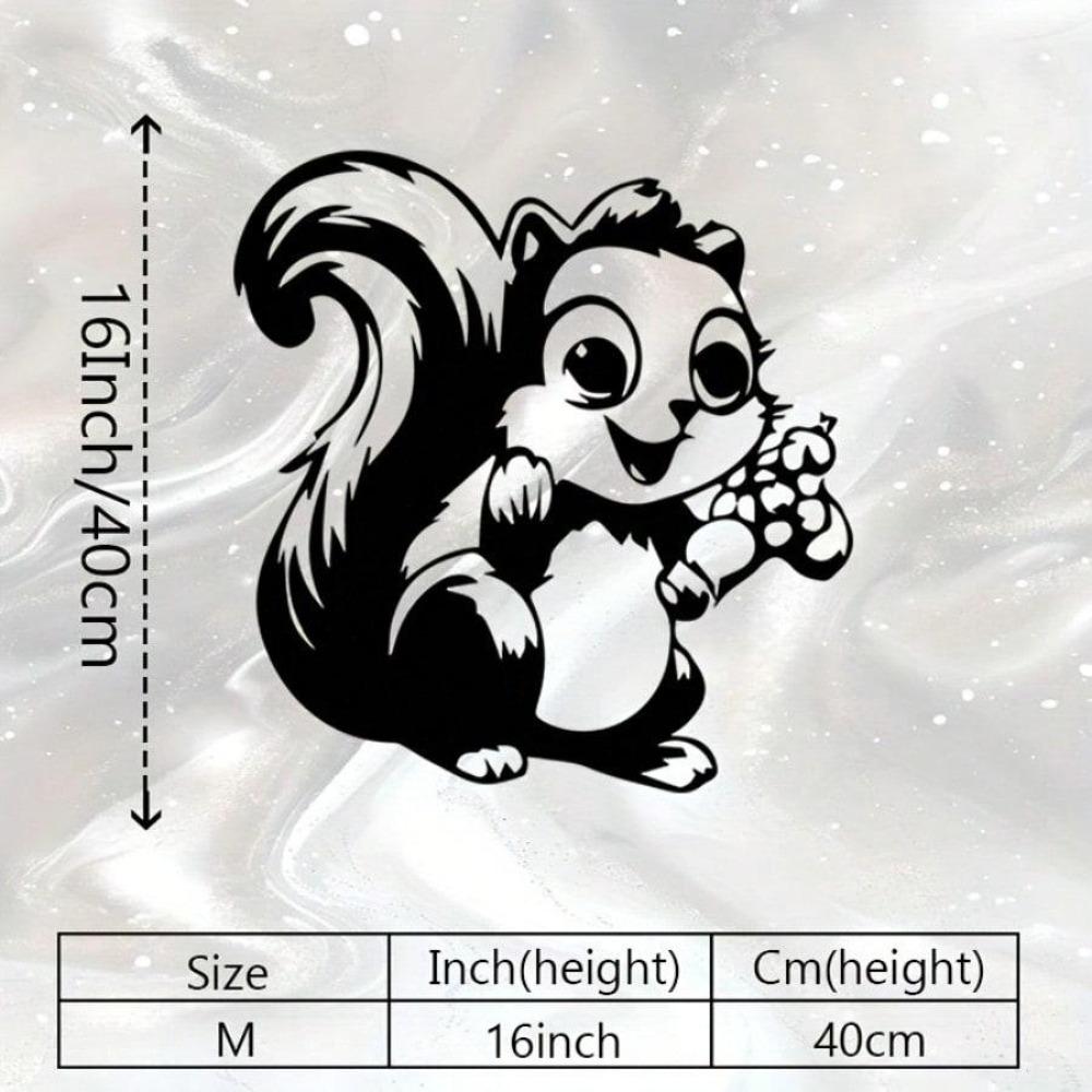 Metal Wall Art Cartoon Squirrel Plaque Black White Kids Room Decor Iron Christmas Gift різнокольоровий
Metal Wall Art Cartoon Squirrel Plaque Black White Kids Room Decor Iron Christmas Gift різнокольоровий
