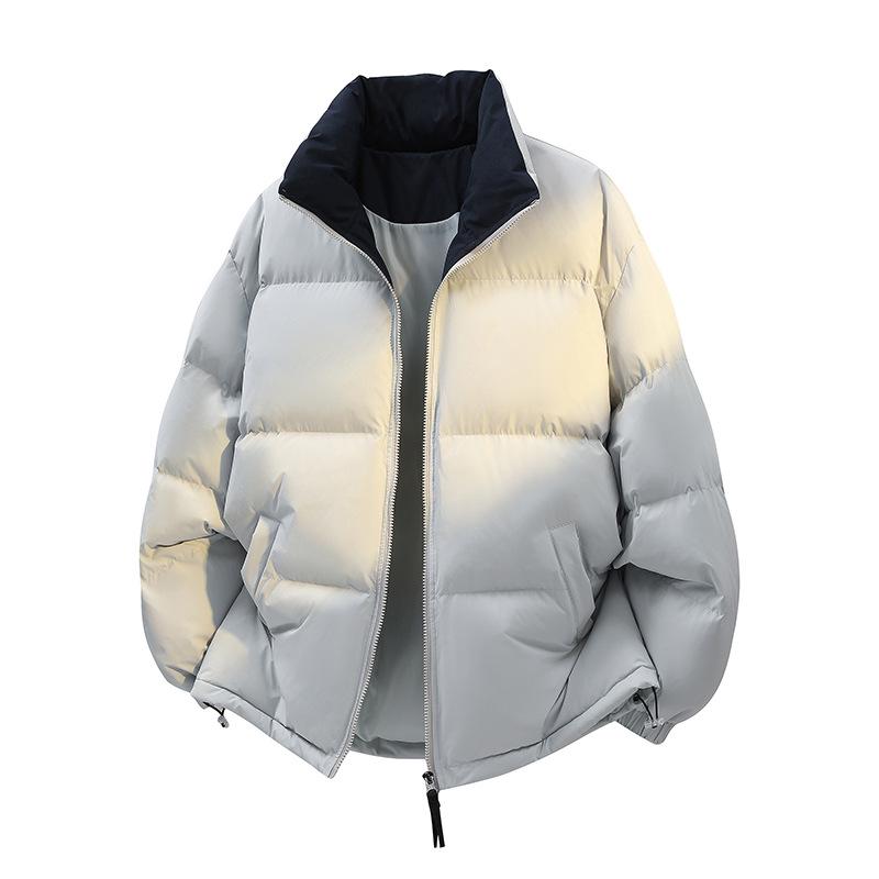 Men s Color Block Stand Collar Loose-Fit Jacket L
Men s Color Block Stand Collar Loose-Fit Jacket L