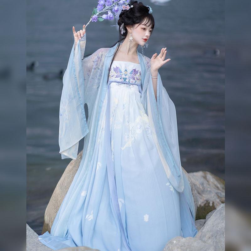 Ханфу девушка в китайском стиле тканевое летнее платье античный костюм Тан костюм супер феи платье маленькая девочка юбка русалки принцессы нижнее белье L
Ханфу девушка в китайском стиле тканевое летнее платье античный костюм Тан костюм супер феи платье маленькая девочка юбка русалки принцессы нижнее белье L