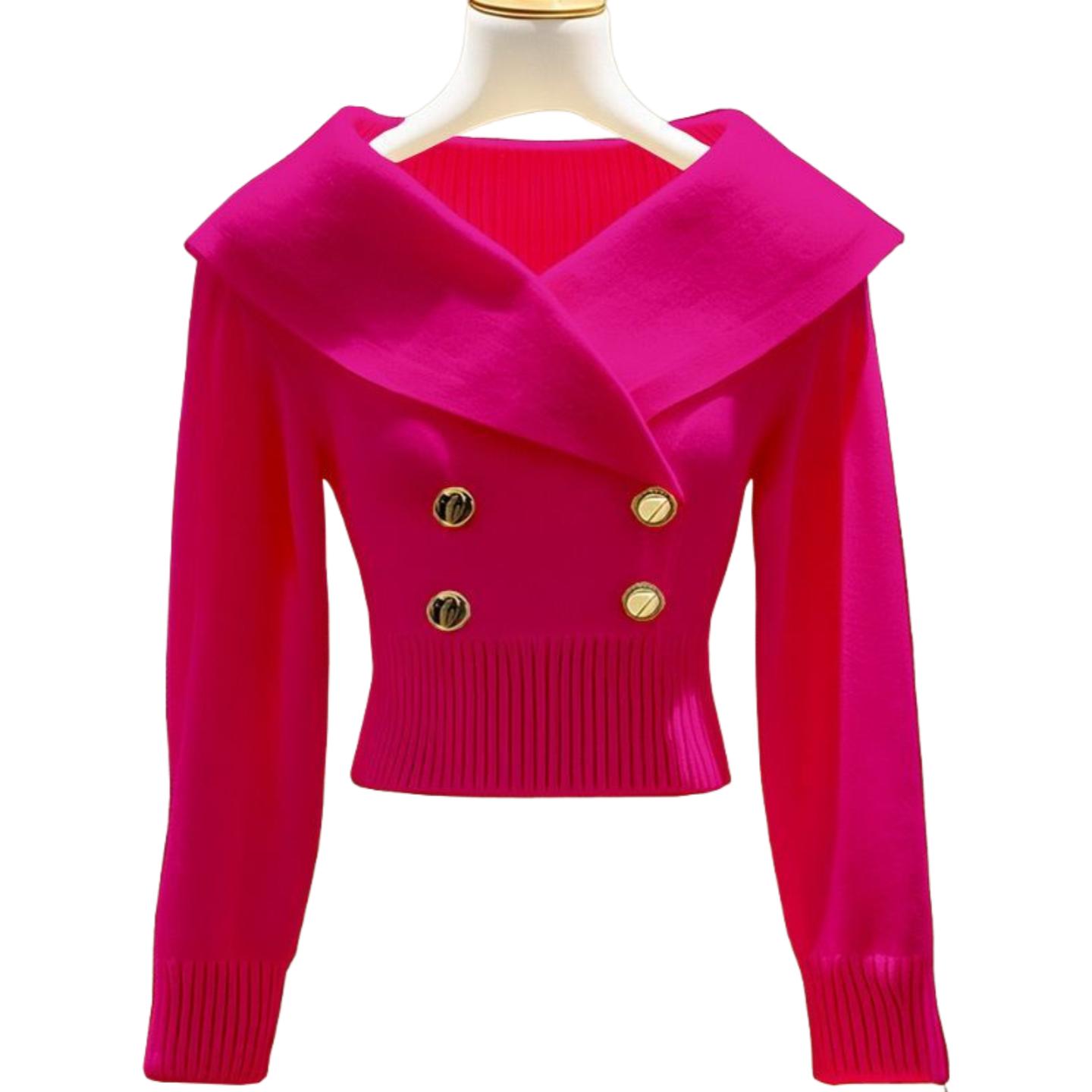 Женский свитер с лацканами Осень и Зима Однотонный Приталенный Вязаный свитер Эластичный Пуловер Вязаный свитер L розы красного
Женский свитер с лацканами Осень и Зима Однотонный Приталенный Вязаный свитер Эластичный Пуловер Вязаный свитер L розы красного