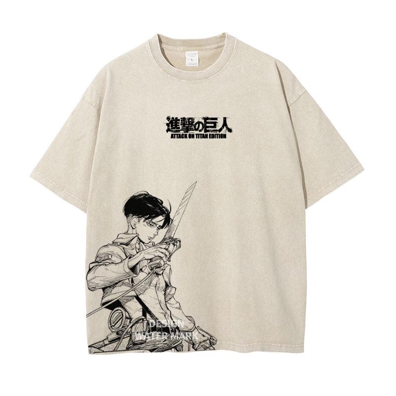 Hot Manga Attack On Titan Levi Ackerman Printed Washed Tshirt Men Women Cotton Tshirts Vintage Casual T Shirt Harajuku Male Top S
Hot Manga Attack On Titan Levi Ackerman Printed Washed Tshirt Men Women Cotton Tshirts Vintage Casual T Shirt Harajuku Male Top S