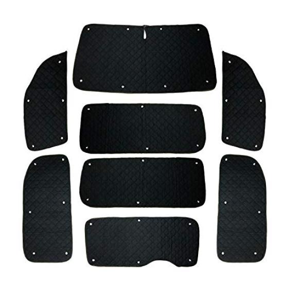 Tokutoyo Солнцезащитный козырек для Caravan NV350 Сетчатая шторка на присосках 8 Идеально подходит для автомобильных мероприятий на открытом воздухе (Серия E26), Комплект на 1 машину, 5-слойная конструкция, чашки, чёрный
Tokutoyo Солнцезащитный козырек для Caravan NV350 Сетчатая шторка на присосках 8 Идеально подходит для автомобильных мероприятий на открытом воздухе (Серия E26), Комплект на 1 машину, 5-слойная конструкция, чашки, чёрный