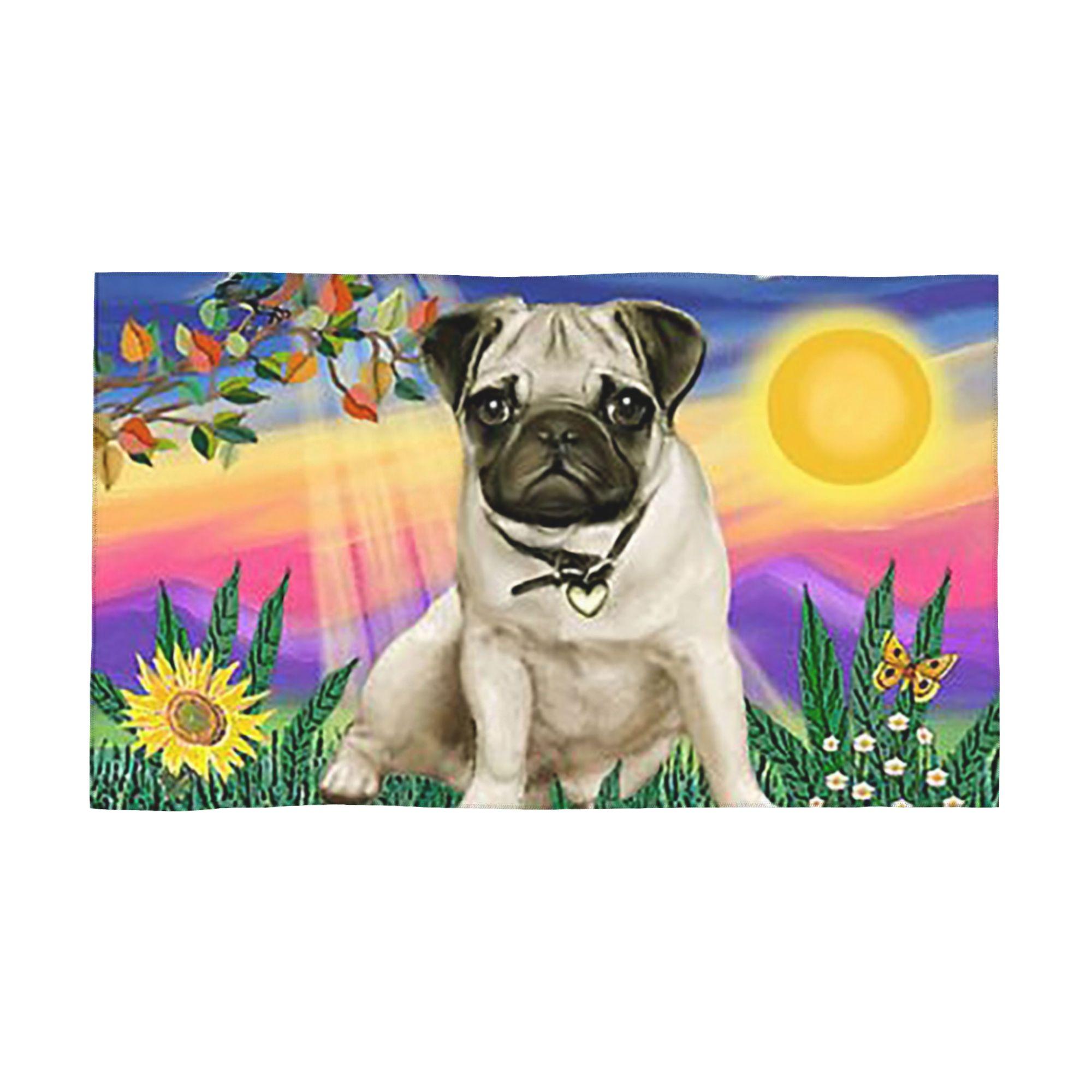 Twilight with a Pug Soft Face Towel Quick Dry Pool Bath Cotton Towels Absorbent Quick W40*H60(CM)
Twilight with a Pug Soft Face Towel Quick Dry Pool Bath Cotton Towels Absorbent Quick W40*H60(CM)