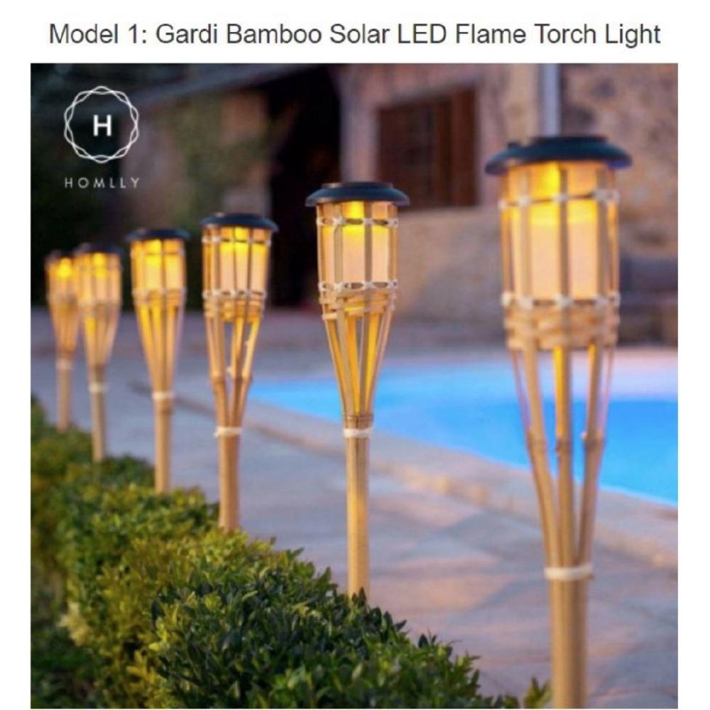 Homlly Gardi Solar LED Flame Lights Lamp (2pcs set) 1 x2pcs
Homlly Gardi Solar LED Flame Lights Lamp (2pcs set) 1 x2pcs