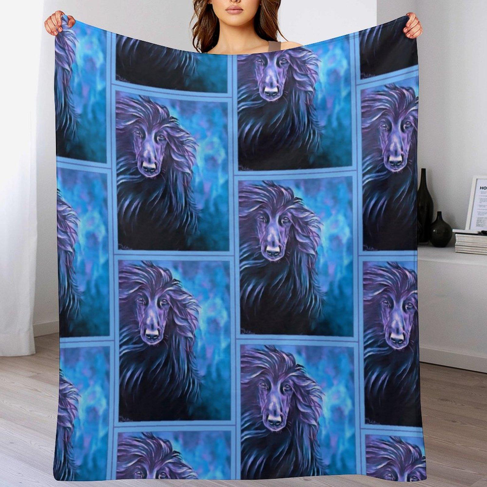 Ice Blueblack Afghan Hound Head Throw Blanket Anti Shedding Soft Fuzzy Blanket for Home 102x76cm(40x30in)
Ice Blueblack Afghan Hound Head Throw Blanket Anti Shedding Soft Fuzzy Blanket for Home 102x76cm(40x30in)