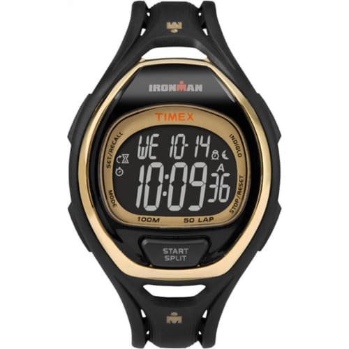 Timex Ironman Sleek 50 Full-Size Watch, Black/Gold-Tone
Timex Ironman Sleek 50 Full-Size Watch, Black/Gold-Tone