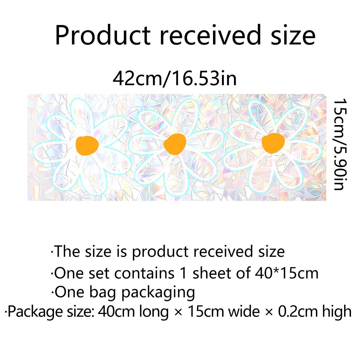 Flowers Daisies Electrostatic Paste Window Sticker Self-adhesive Glass Paste Sun Catcher Rainbow Maker Suncatcher Home Decor
Flowers Daisies Electrostatic Paste Window Sticker Self-adhesive Glass Paste Sun Catcher Rainbow Maker Suncatcher Home Decor