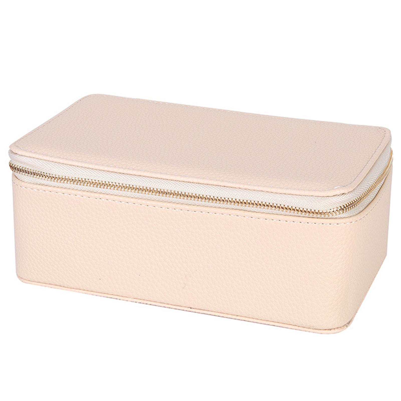 PU Leather Jewelry Storage Box with 12 Pouches Travel Necklace Earrings Ring Jewelry Zipper Organizer Display Case Dustproof
PU Leather Jewelry Storage Box with 12 Pouches Travel Necklace Earrings Ring Jewelry Zipper Organizer Display Case Dustproof