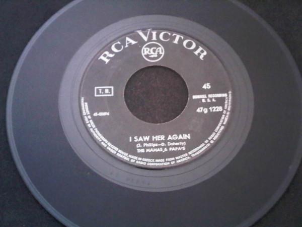 7inch Record MAMAS & PAPAS - I Saw Her Again / Even If I Could 47G1228 RCA Victor 1966 Greece Rock Used
7inch Record MAMAS & PAPAS - I Saw Her Again / Even If I Could 47G1228 RCA Victor 1966 Greece Rock Used