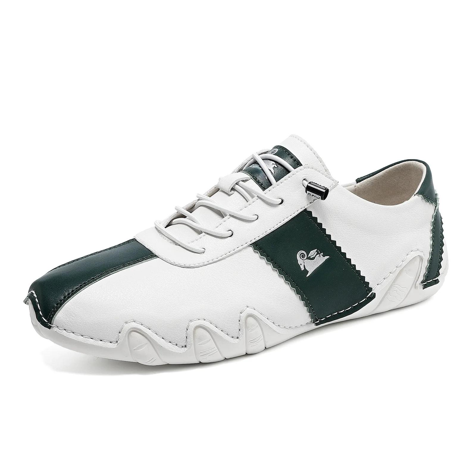 New Fashion Men Genuine Leather Casual Shoes Designer Leisure Sport Shoes Street Cool Slip-on Sneaker 48 зелений
New Fashion Men Genuine Leather Casual Shoes Designer Leisure Sport Shoes Street Cool Slip-on Sneaker 48 зелений