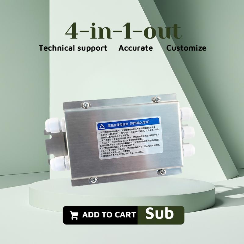 Load Cell Stainless Steel Waterproof Dust-proof Weighing Small Scale Sensor Metal 4 Core Wire Junction Box Excitation Sensing ONE
Load Cell Stainless Steel Waterproof Dust-proof Weighing Small Scale Sensor Metal 4 Core Wire Junction Box Excitation Sensing ONE