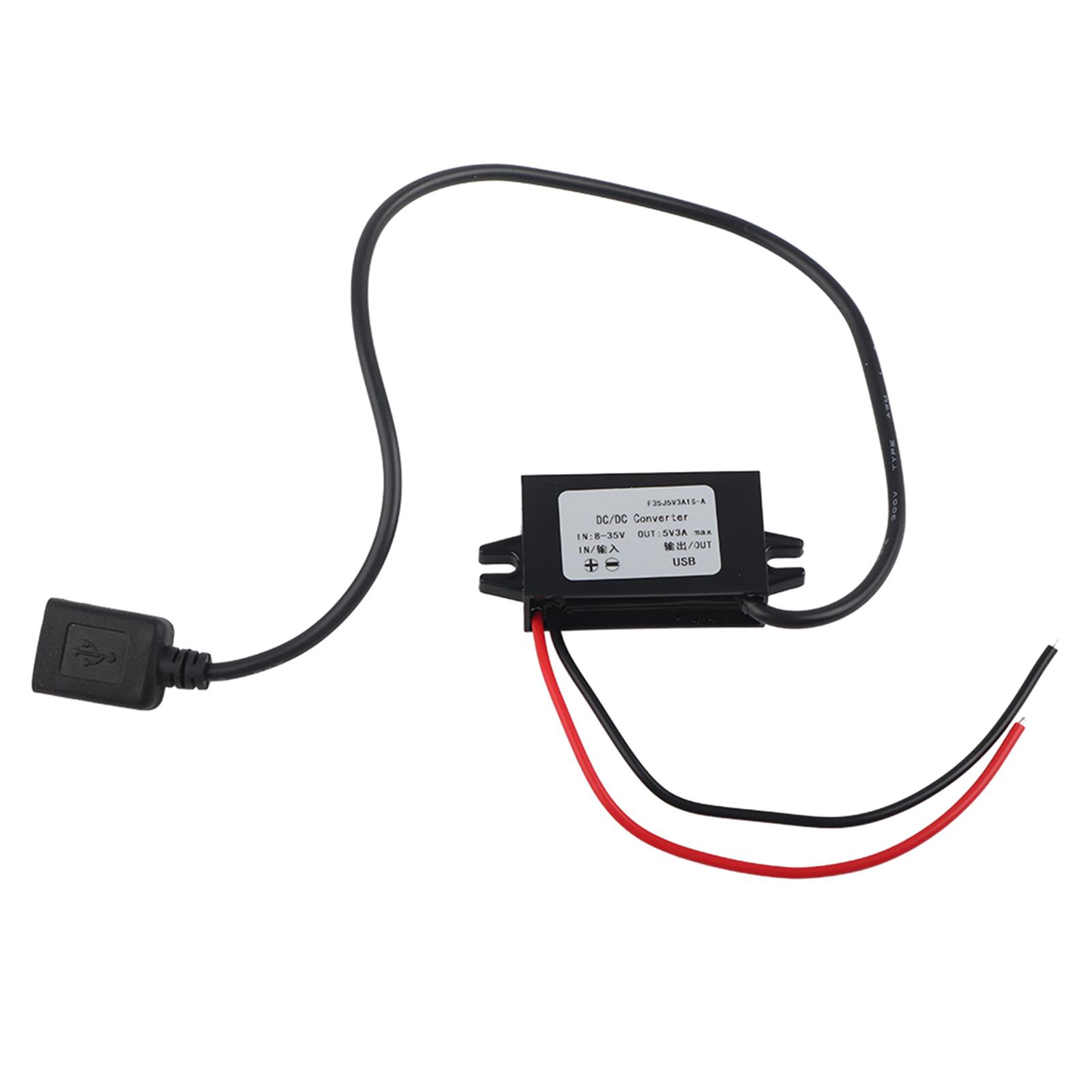 1 шт. DC-DC понижающий адаптер 12 В/24 В в USB 5 В 3 А преобразователь регулятор кабель провода разноцветный
1 шт. DC-DC понижающий адаптер 12 В/24 В в USB 5 В 3 А преобразователь регулятор кабель провода разноцветный