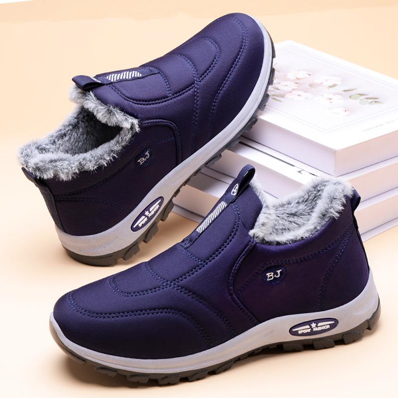 Мужские зимние ботинки для снега, повседневные нескользящие мокасины с подкладкой из искусственного меха, удобные короткие ботинки до щиколотки, водонепроницаемые теплые кроссовки для тренировок для мужчин 39 
Мужские зимние ботинки для снега, повседневные нескользящие мокасины с подкладкой из искусственного меха, удобные короткие ботинки до щиколотки, водонепроницаемые теплые кроссовки для тренировок для мужчин 39