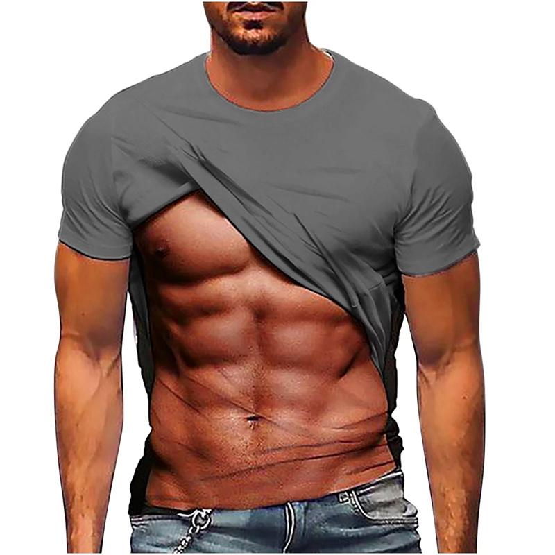 Fake Muscle T-Shirt For Men 3D Printed Casual Y2K Tees Summer Fashion Short Sleeve Round Neck Street Fitness Pullover T Shirts 4XL
Fake Muscle T-Shirt For Men 3D Printed Casual Y2K Tees Summer Fashion Short Sleeve Round Neck Street Fitness Pullover T Shirts 4XL