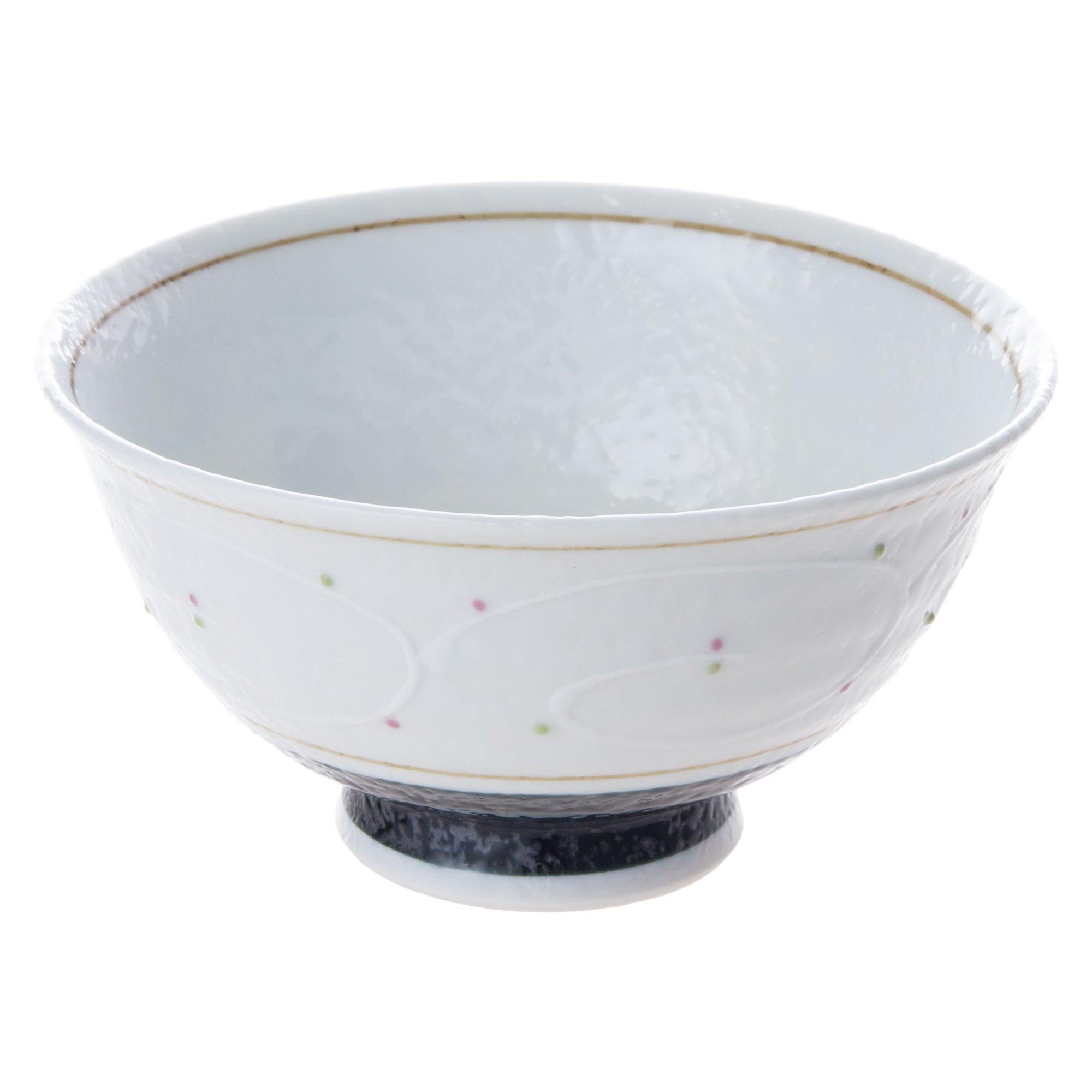 Ranchant Non-stick Lightweight Tea Bowl (Large), White, 12.5x6.7cm, Blown Glaze Ichinen Uzu Pattern, Arita Ware, Made in Japan
Ranchant Non-stick Lightweight Tea Bowl (Large), White, 12.5x6.7cm, Blown Glaze Ichinen Uzu Pattern, Arita Ware, Made in Japan