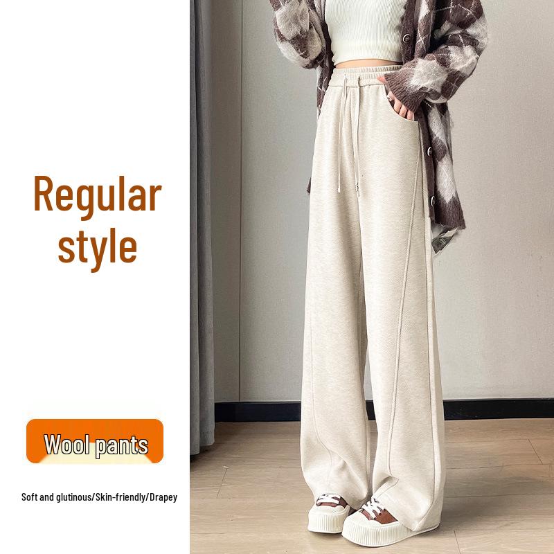 Women s High-Waisted Fleece-Lined Herringbone Wide-Leg Pants for Autumn/Winter XXL
Women s High-Waisted Fleece-Lined Herringbone Wide-Leg Pants for Autumn/Winter XXL