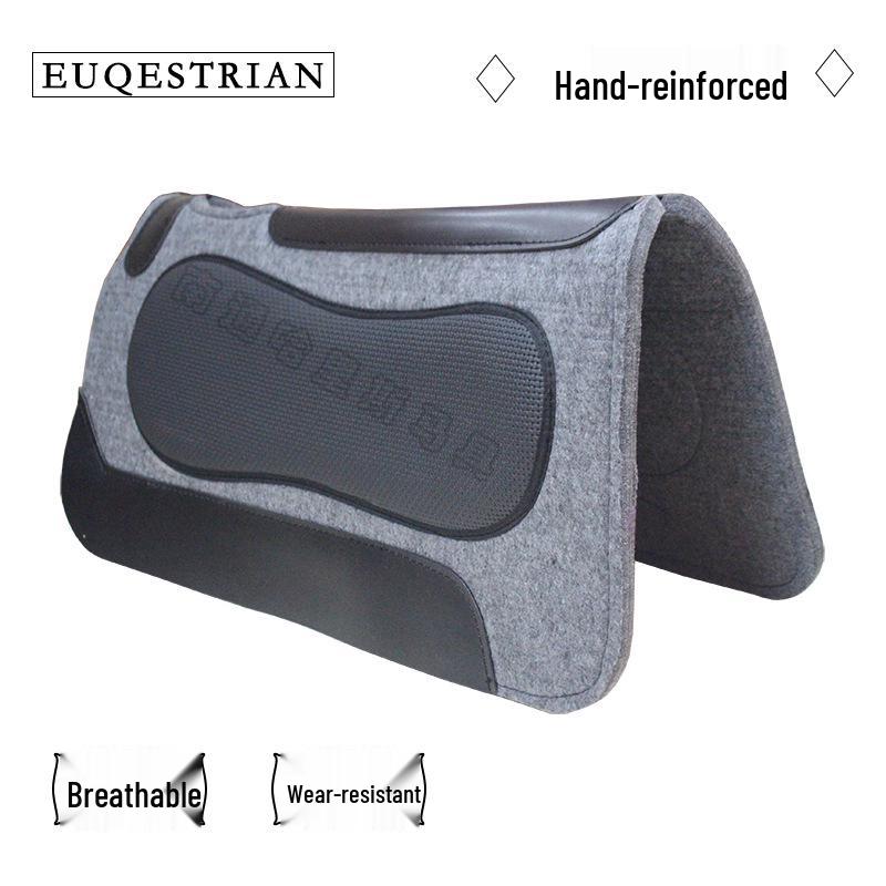 Cowhide Felt Saddle Pad: Anti-Rub, Sweat-resistant Shock Absorber Black Regular 80cm
Cowhide Felt Saddle Pad: Anti-Rub, Sweat-resistant Shock Absorber Black Regular 80cm