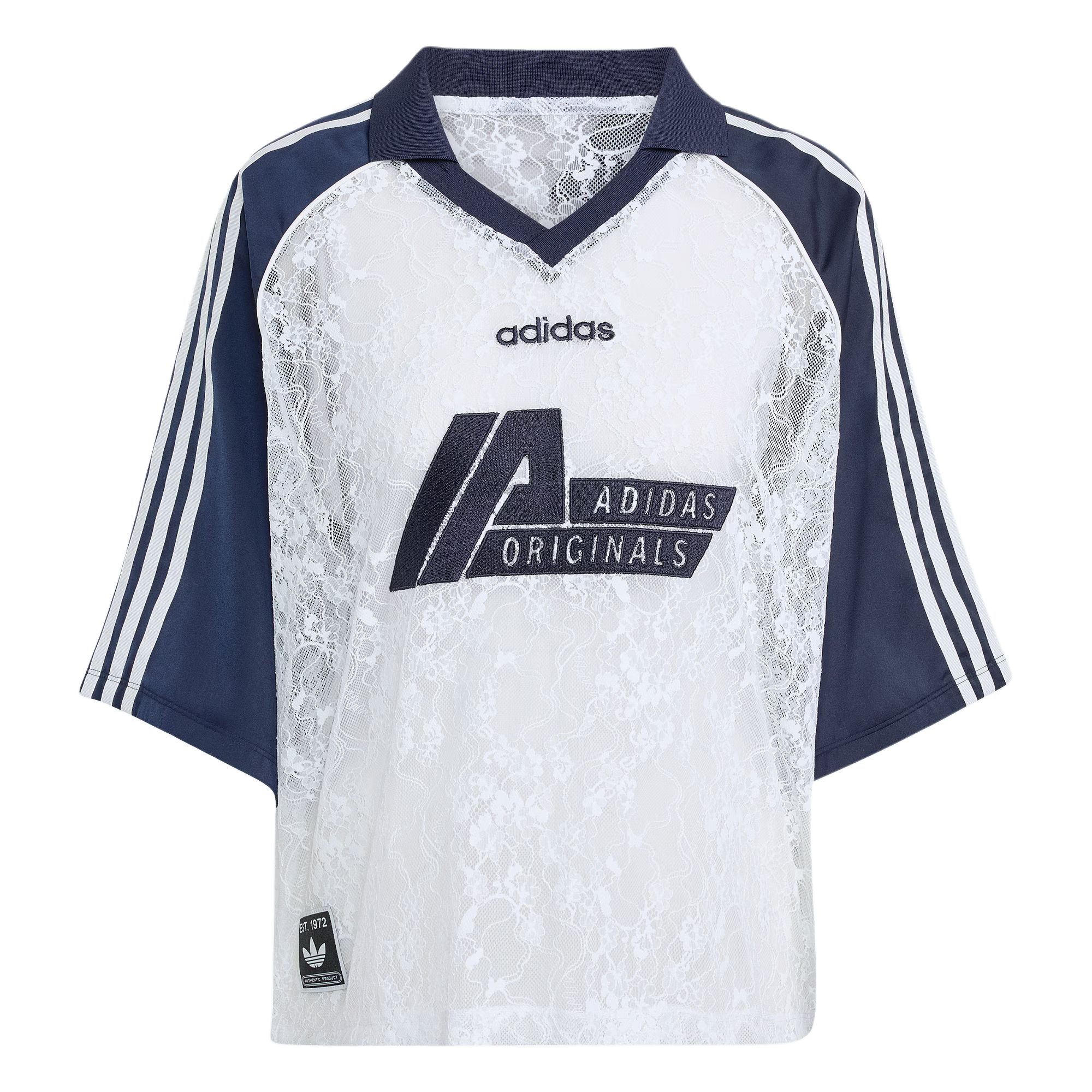 Adidas Originals Lace 3 Comfortable Stylish Sports Short Sleeve Football Jersey Women tops White Deep-Indigo KD2275 XL
Adidas Originals Lace 3 Comfortable Stylish Sports Short Sleeve Football Jersey Women tops White Deep-Indigo KD2275 XL