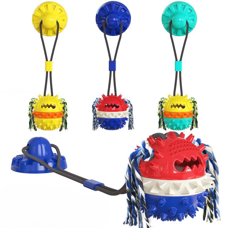 Новый продукт Мощная присоска Игрушка для собак Товары для прорезывания зубов у собак Жевательный устойчивый звуковой мяч Товары для домашних животных 10.7*10.8*7.1cm
Новый продукт Мощная присоска Игрушка для собак Товары для прорезывания зубов у собак Жевательный устойчивый звуковой мяч Товары для домашних животных 10.7*10.8*7.1cm