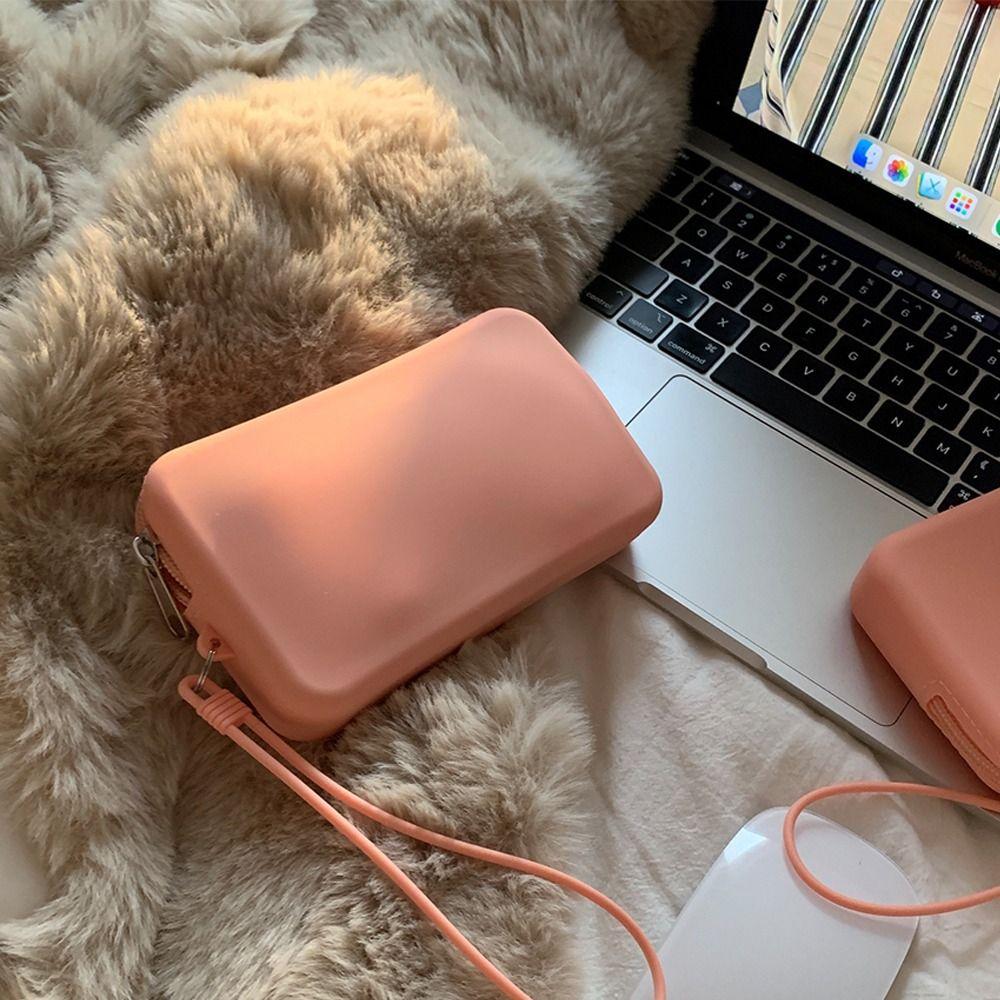 Coin Purse Multifunction Storage Bag Large Capacity Small Item Bag Silicone Cosmetic Bag Women синий
Coin Purse Multifunction Storage Bag Large Capacity Small Item Bag Silicone Cosmetic Bag Women синий