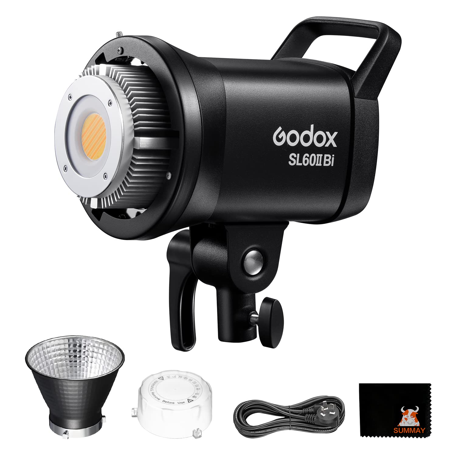 Godox SL60IIBi 75W LED Відео Світло з кріпленням Bowens, Двоколірне, Яскравість, Керування через додаток, Підходить для фото- та відеозйомки, 25100 люкс@5600K, Температура, 0%-100%
Godox SL60IIBi 75W LED Відео Світло з кріпленням Bowens, Двоколірне, Яскравість, Керування через додаток, Підходить для фото- та відеозйомки, 25100 люкс@5600K, Температура, 0%-100%