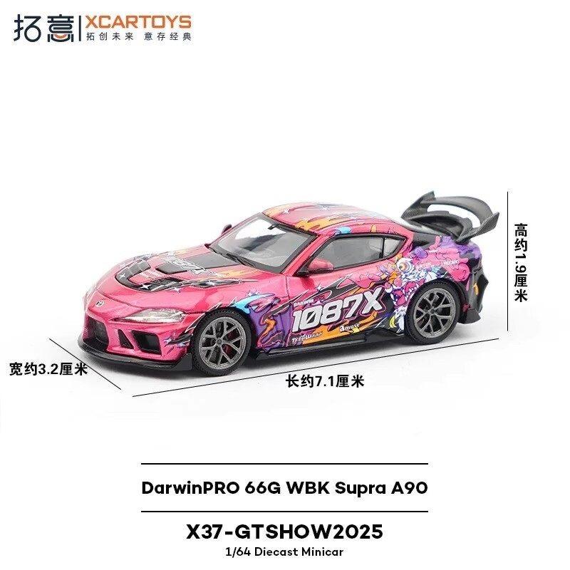 XCARTOYS 1/64 Toyota SupraA90 Lion Awakening Coating 1087X X37-GTSHOWF Simulation Die Casting Alloy Car Model Collection
XCARTOYS 1/64 Toyota SupraA90 Lion Awakening Coating 1087X X37-GTSHOWF Simulation Die Casting Alloy Car Model Collection