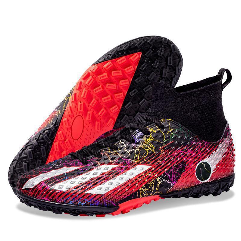 High-top football shoes men s and women s long nails broken nails grass game training shoes running shoes 45
High-top football shoes men s and women s long nails broken nails grass game training shoes running shoes 45